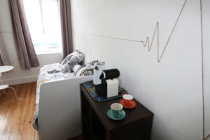 studio meublé 18m² vue jour